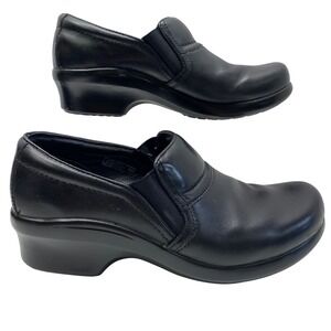 ARIAT Womens Sutter Black Leather Slip On Clogs Mules Shoes Size 10B  10006805